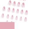 Instantly Nail Art White Dotted Acrylic False Nail Not Required Filing Artificial Nail Ideal For Travel Photo Shoots