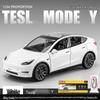 XLG1:24 Tesla Model Y Alloy Car Simulation Sedan Ornament Toy for Children.