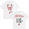 Singer Kenia Os 2026 Album Tour T Shirt Hip Hop Casual Tee Shirts Mens Women Fans Music Cotton Short Sleeve T-shirt Streetwear