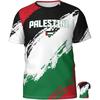 Fashion Palestine Flag National Emblem Pattern 3D Printed T-shirts Summer Trend  Short Sleeve Sports Football T-shirts Loose Breathable Tops