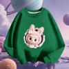 Girls' Fashion Hoodie, Spring and Autumn Children's LBB Loose Long-sleeved Hoodie
