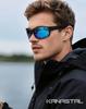 [KANASTAL] Men's Sports Sunglasses, Polarized, UV400 UV Protection, Anti-Shock, Popular,