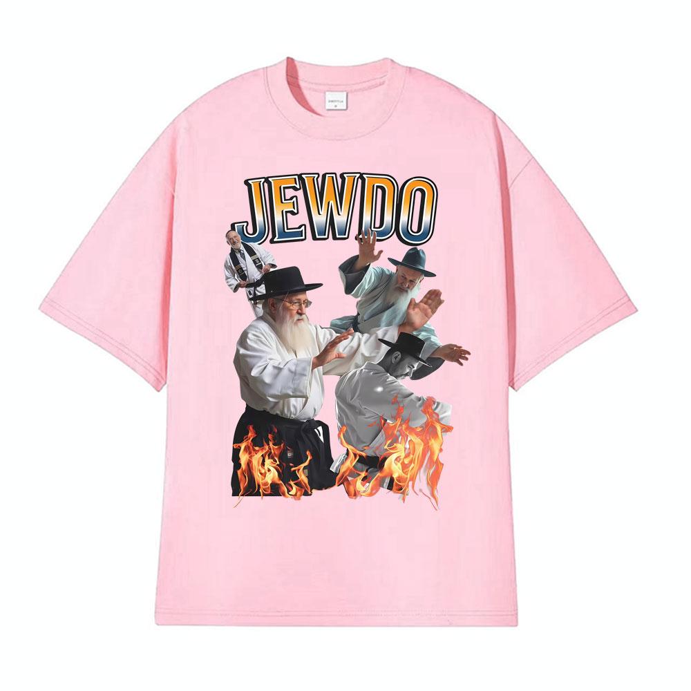 XIXI Fashion Grappige Meme Joodse Judo Meme Cadeau voor Joodse T-shirt Mannen Vrouwen Vintage Mode Y2K Klassiek T-shirt Hoge Kwaliteit Oversized T-shirts XL
