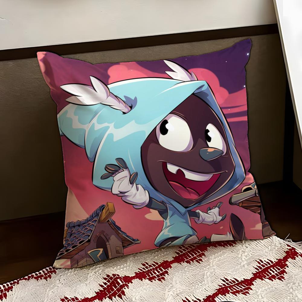 Game DDofus Cushion Cover Reversible Soft Durable Pillow Cover Home  Car MultiScene Use for Daily Comfort
