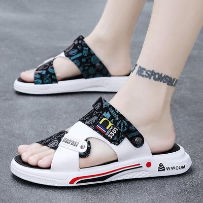 Neue Sommersandalen Herren Freizeitschuhe Strandschuhe trendige Outdoor-Slipper draußen innen doppelt verwendbar Fahrschuhe coole Slipper