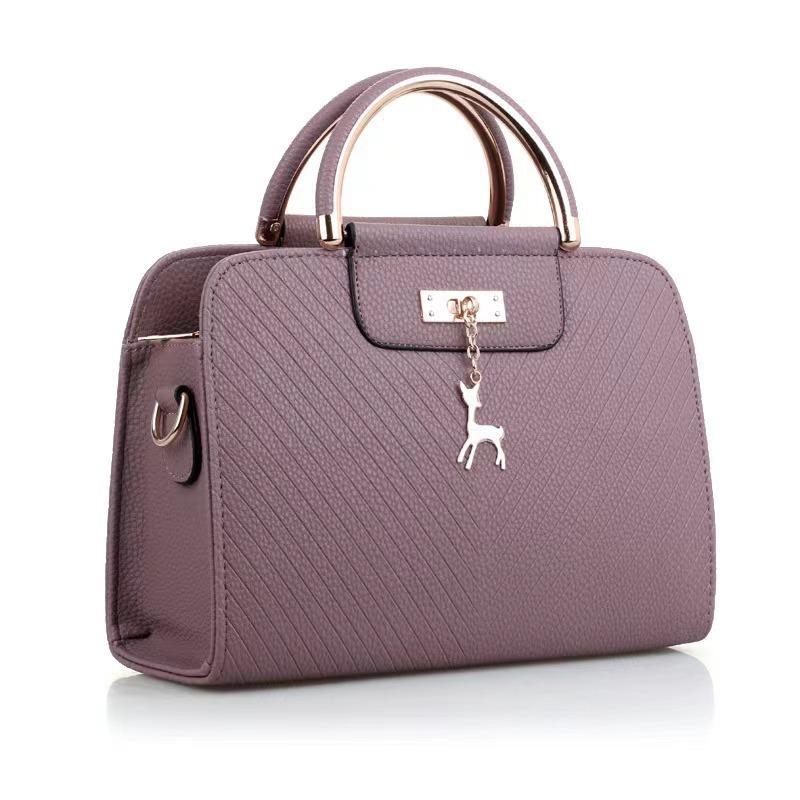 Taizhou Women's PU Small Square Crossbody Handbag - Solid Color Fashion Shoulder Bag