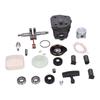 Cylinder Piston Assembly Oil Seal Crankshaft Spark Plug Kit 537253002 Replacement for Husqvarna 340