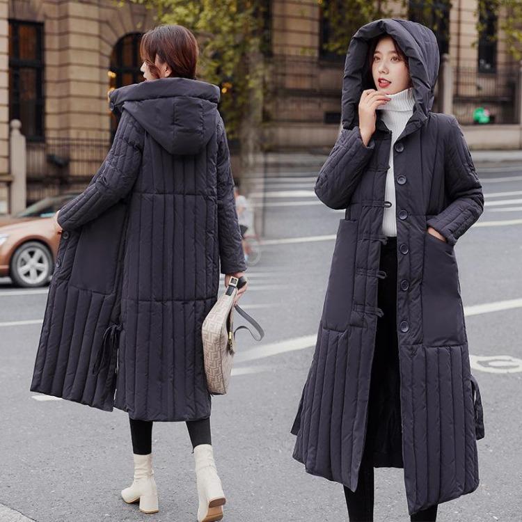 

Autumn Winter Women Warm Cotton Coat Loose Thickened XXXL фіолетовий