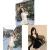 Elegant Lace Long Sleeve Dress With V Neck And Sheer Cutouts For Spring Fashion