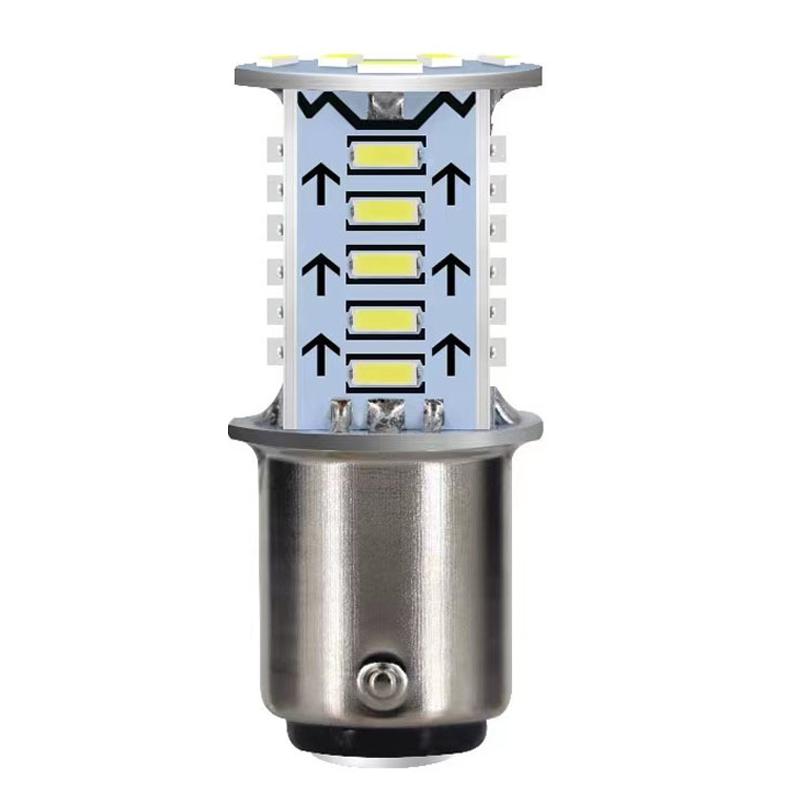 Universal LED Motorcycle Strobe Brake Light Bulbs Car Tail Parking Reverse Lights Auto Brake Lamps Motorcycle Tail Light 1/2Pcs
