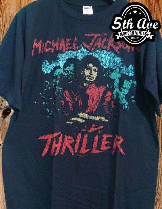 26 Michael Jackson Thriller Rare Vintage Distressed T-Shirt Unisex T-Shirt L