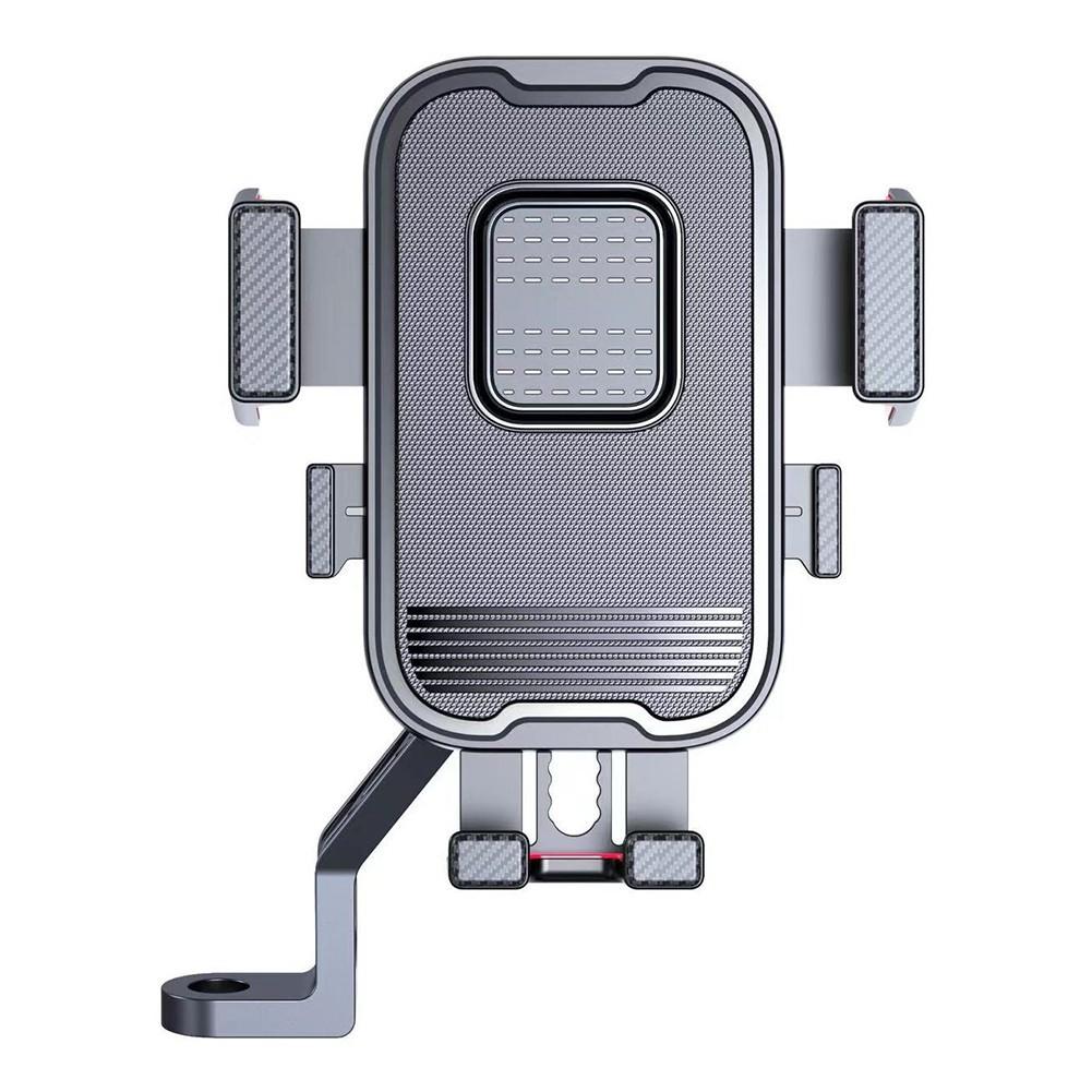 Shock Resistant Motorcycle Mobile Holder Secure Handlebar Navigation Mount