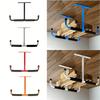 4Pcs Overhead Garage Storage Hook Utility Ceiling Hanger For Garage Storage Bike Fishing Rod And Sport Gear Organization