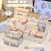 Transparent Rabbit Pattern Pen Holder & Desk Organizer
