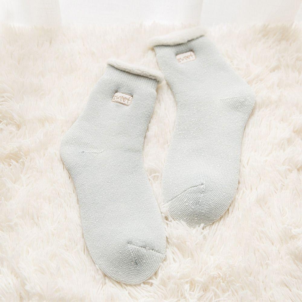 Super Thicker Mid-calf socks Thermal Warm Winter Plush Socks Women Socks Terry Socks Thick Hosiery