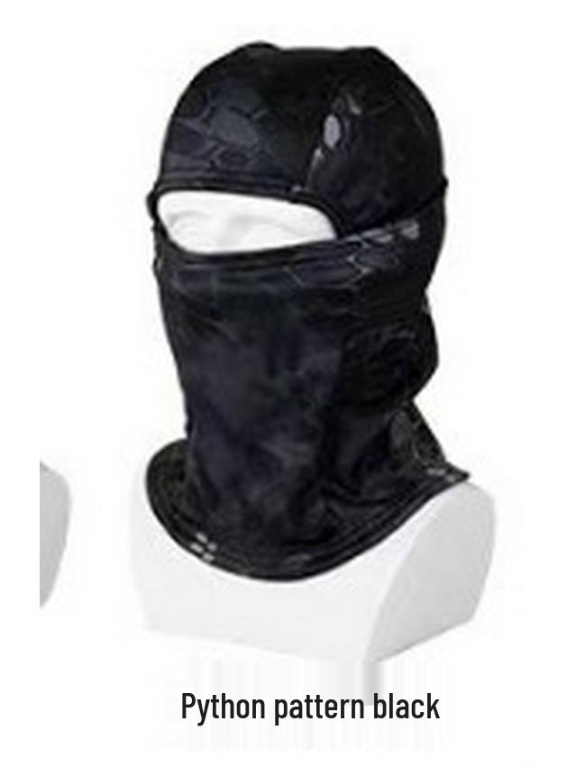 Exclusive Summer Outdoor Cycling Face Cover: Dustproof, Sun-Protective, Breathable, Quick-Dry Neck Gaiter with Single Hole Design