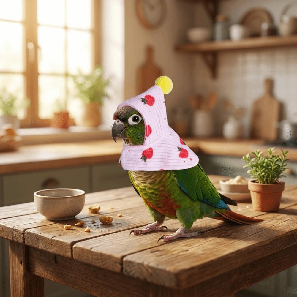 Warm Winter Parrot Cloak Windproof Bird Flight Suit Pet Birds Outerwear for Cockatiel Greys