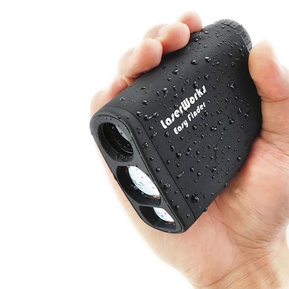 Waterproof Hunting Rangefinder 6X Magnification Flag-locking Range Finder Laser Distance Meter for Golf Sport with Flagpole