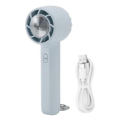Mini Handheld Turbo Lüfter Halbleiterkühlung Leise Wiederaufladbar Kleiner Taschenventilator mit Aufhängehaken