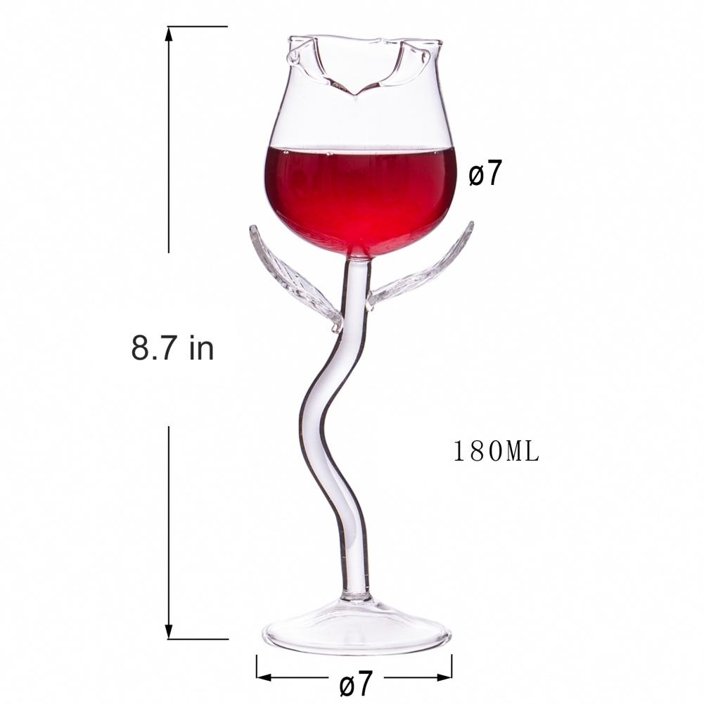 Cocktail Glass Creative Bird Design Cocktail Glass Wine Cup Glass Rose Goblet Novelty Drinkware for Home Dinner Party Bar