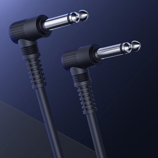 15/20cm Universal Guitar Effect Pedal Instrument Patch Cable Right Angle Plug