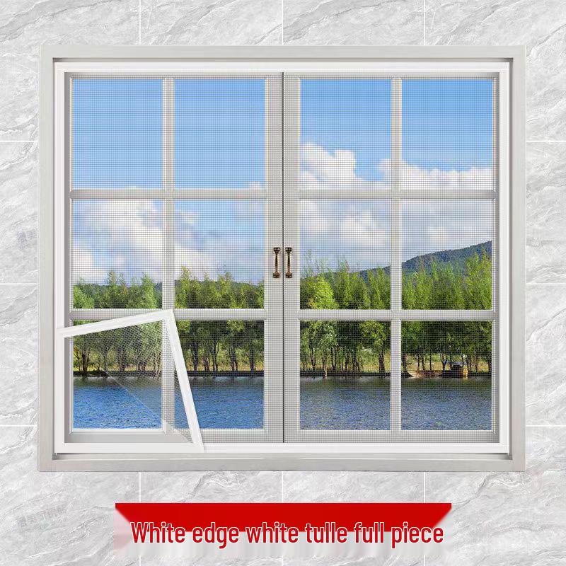 Thickened Self-Install Mosquito-Proof Screen for Summer: Invisible, Encrypted No-Punch Window Net for Home & Balcony