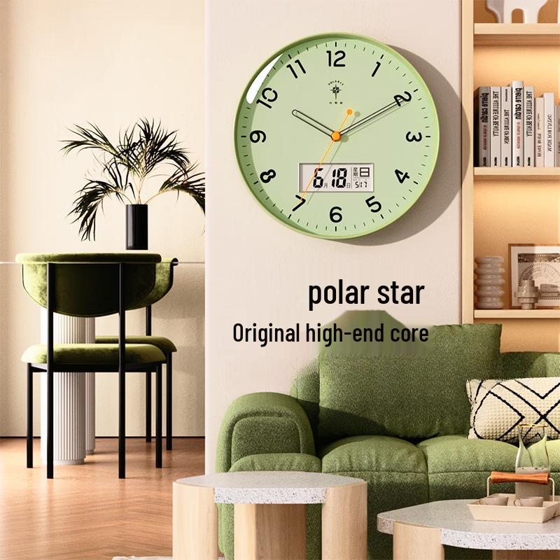 Polaris 16palcové křemenné nástěnné hodiny s kalendářem