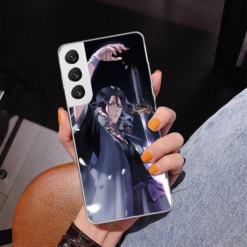 Bleach Kuchiki Byakuya Phnoe Case for Samsung Galaxy S26 S25 Edge S23 S24 Ultra S22 Plus S21 S20 FE Unique Cover Soft Coque Gala