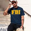 FBI Female Body Inspector T-Shirt Printing Short Sleeve Casual O-Neck T Shirt Sale Clothes 2026 Model