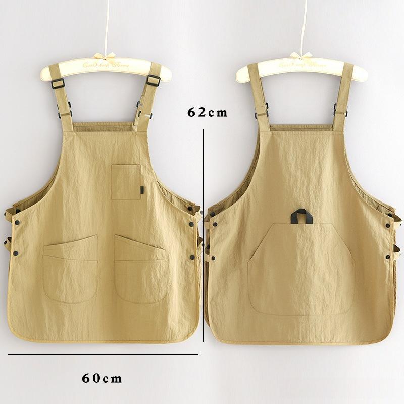 Adult Water-Resistant Apron for Household Kitchen Coffee Roasting And Catering Use - Durable Workwear Aprons