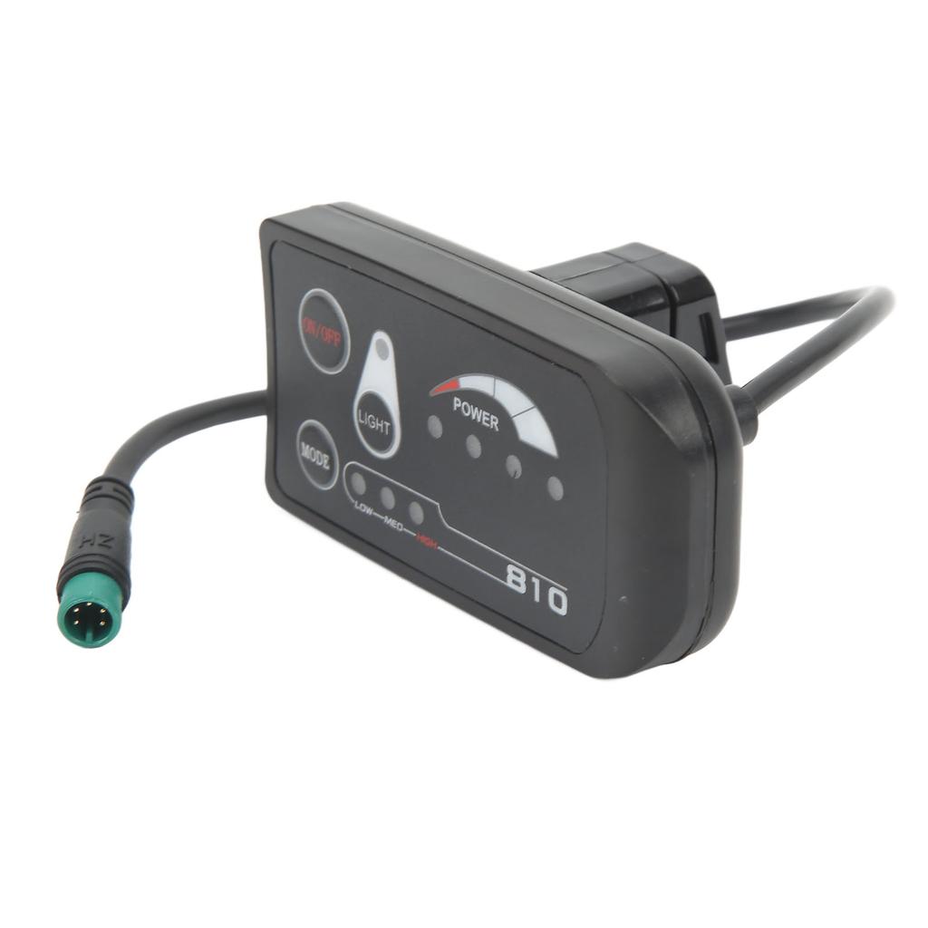 Electric Bike LED Display Meter Electric Scooter LED Display Panel with 8102 Waterproof 5P Connector 48V