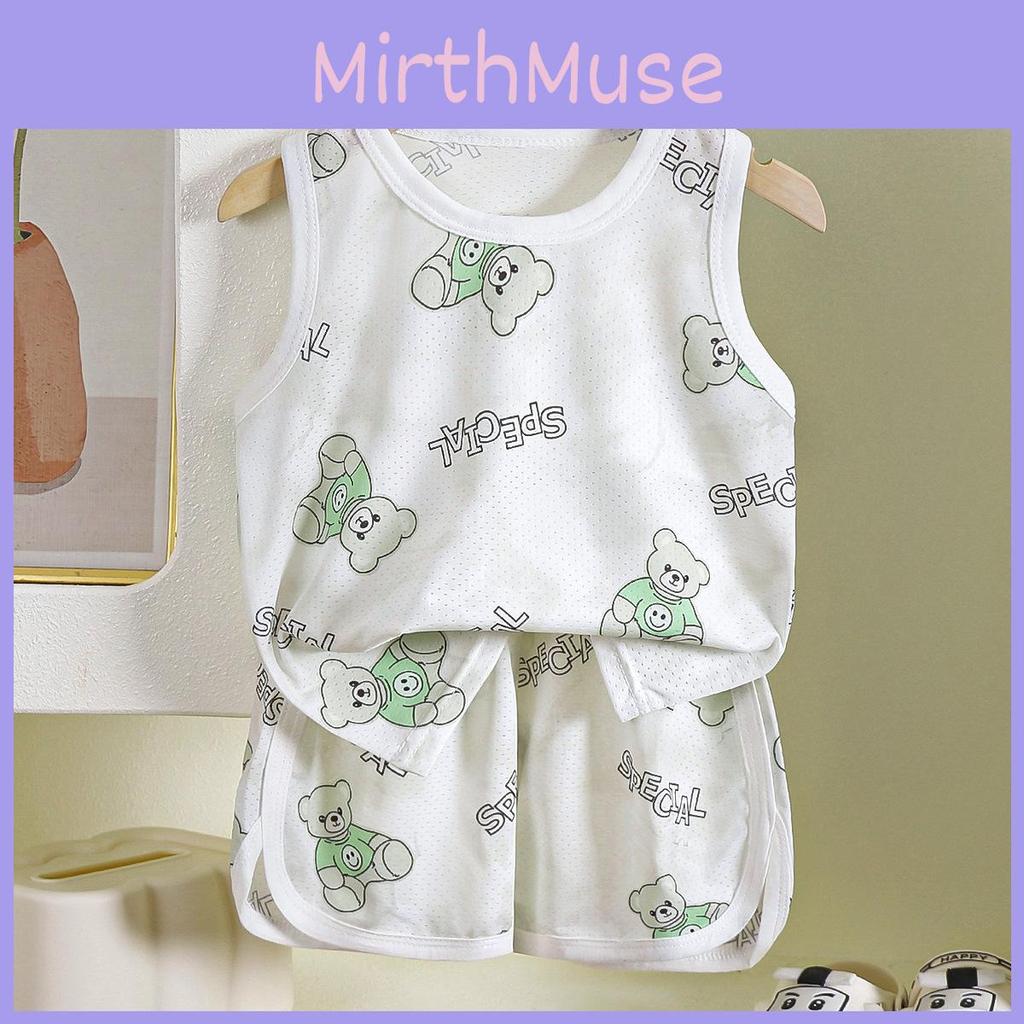 Childrens Summer Tank Top Shorts Set With Breathable Polyester Fabric For Active Kids