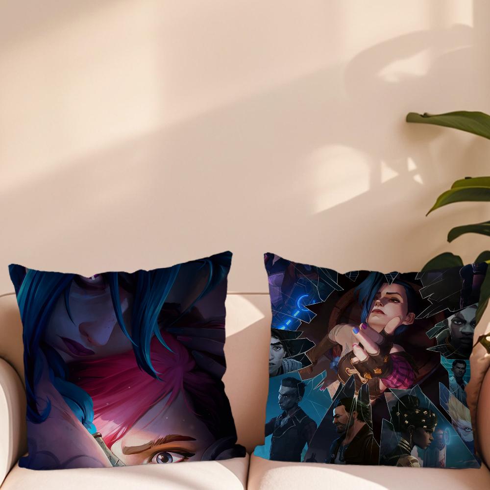 Hot Game A-Arcane S-Season-S 2 2024 Pillow Case Sofa Living Room Bedroom Headboard Backrest Cushion Square Cushion Nap Time