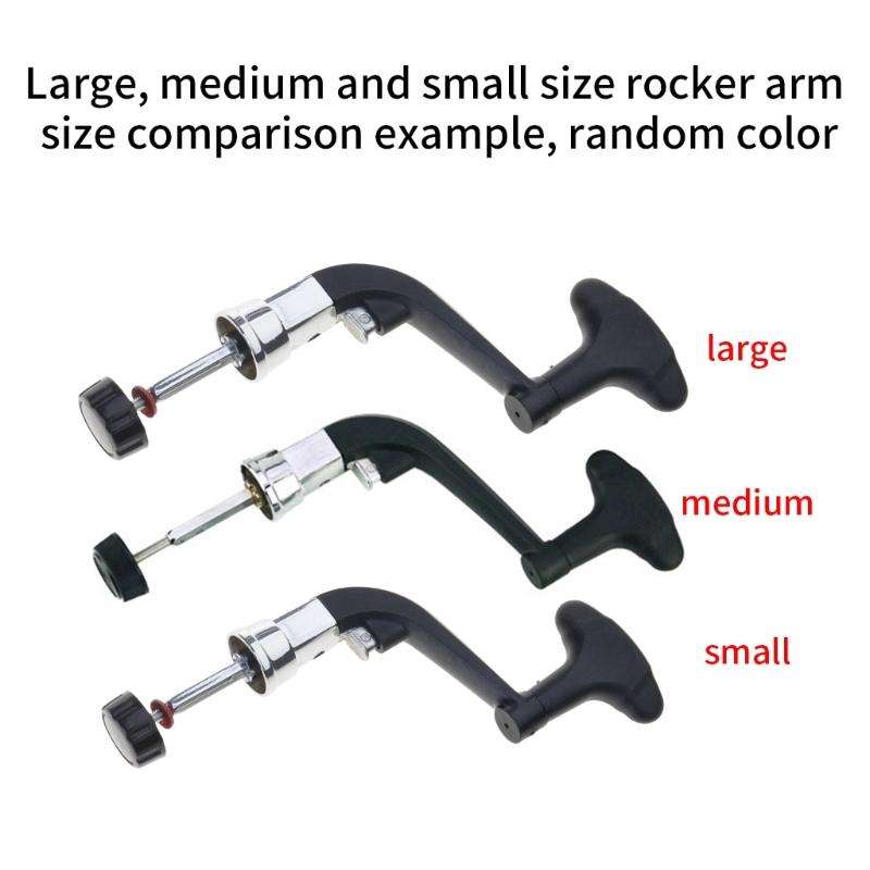 Rotating Reel Handle Arm Grip Semi Metal Reel Power Handle Knob Fishing Reel Handle Grip Fishing Accessories