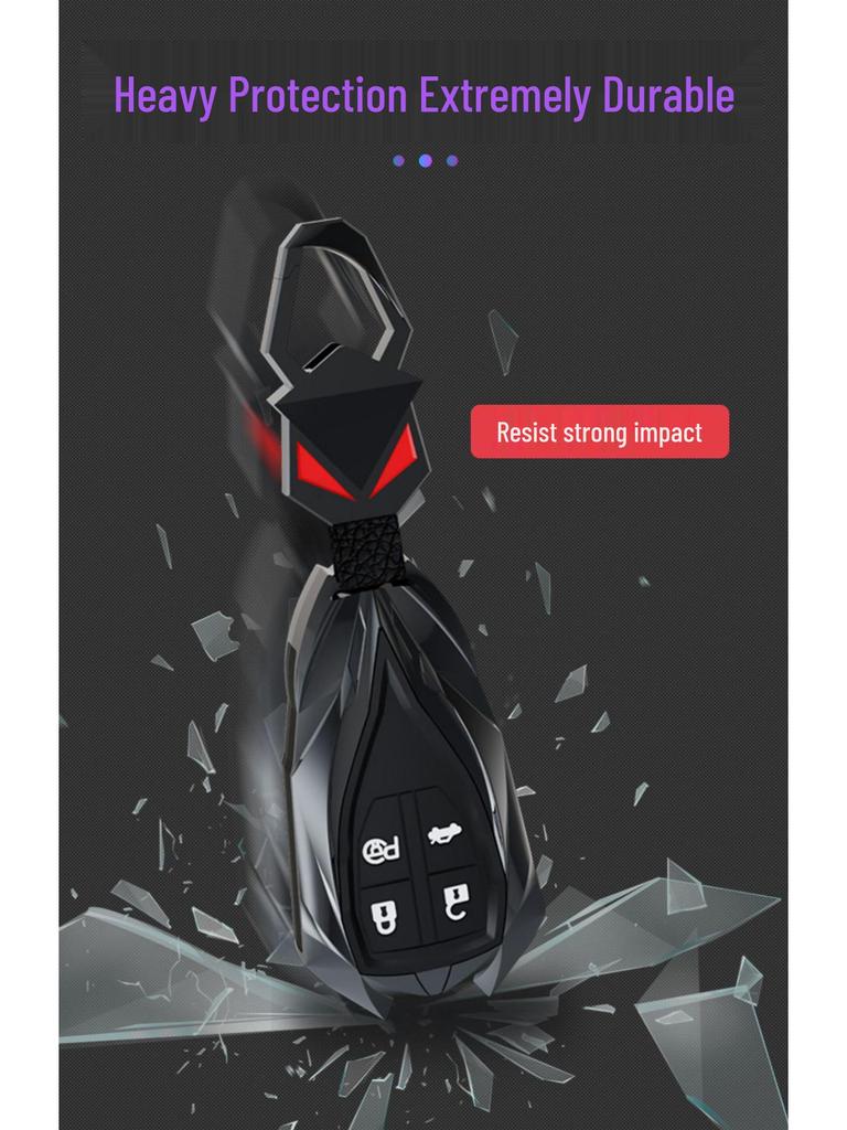 Premium Hongqi Key Case: HS5, H5, New H7, 19-23 HS7, and H9 Models - Unisex Car Key Shell