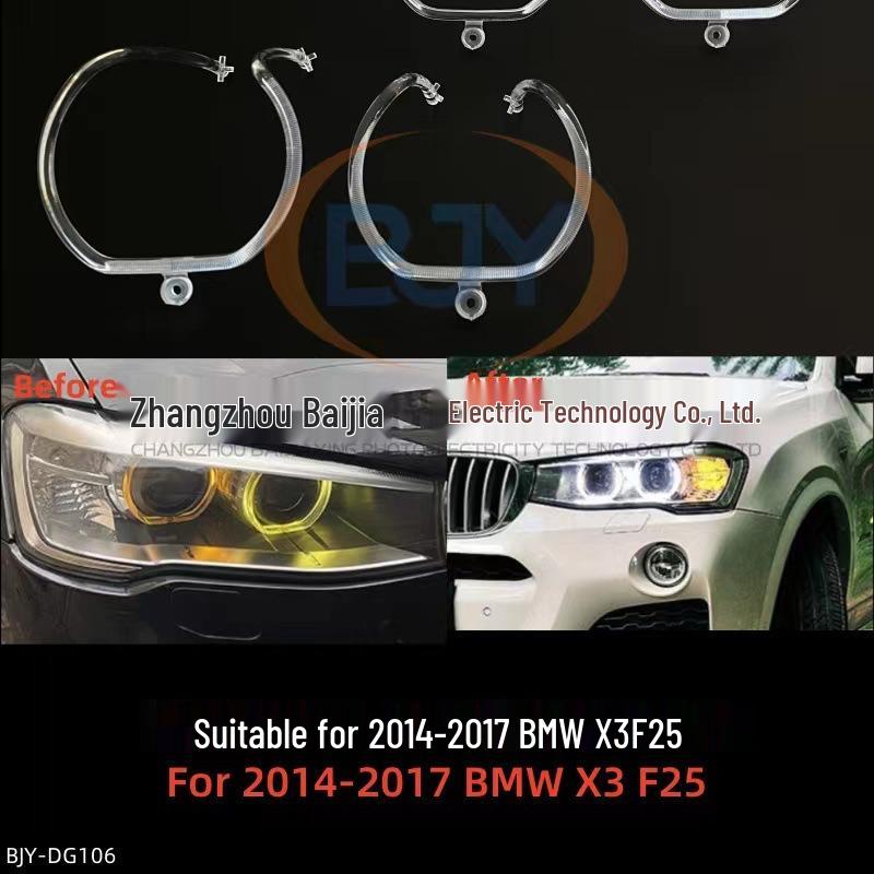 BMW X3 F25 Scheinwerfer-Leitstreifen für 2014-2017: Tagfahrlicht & Führungsring