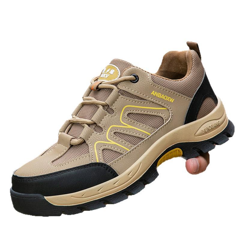 Men's Breathable Insulated Work Safety Shoes - Anti-Smash, Anti-Puncture & Wear-Resistant, Comfort for Long Standing