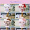 Cat Plush Keychain With Cartoon Design For Gifts And Bag Decor