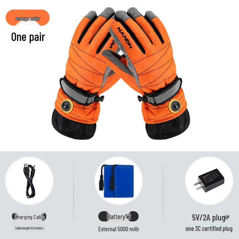 Waterproof Heated Ski & Riding Gloves: Windproof, Thickened for Cold Protection