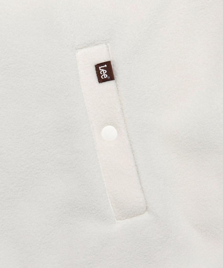 LEE Fleece Anorak Jacket Ivory