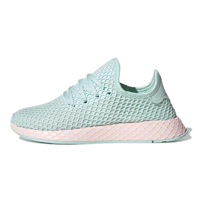 (GS) adidas Deerupt Runner J  Ice Mint Orange  Kids  CG6841 EU 38⅔