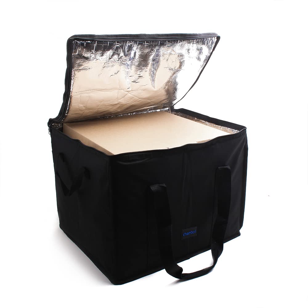 and Waterproof Eco Food Delivery Perfect for Pizza Delivery [cherrboll] Insulated, Thermal, Bag, Commercial-Grade, Durable, Foldable, Bag,