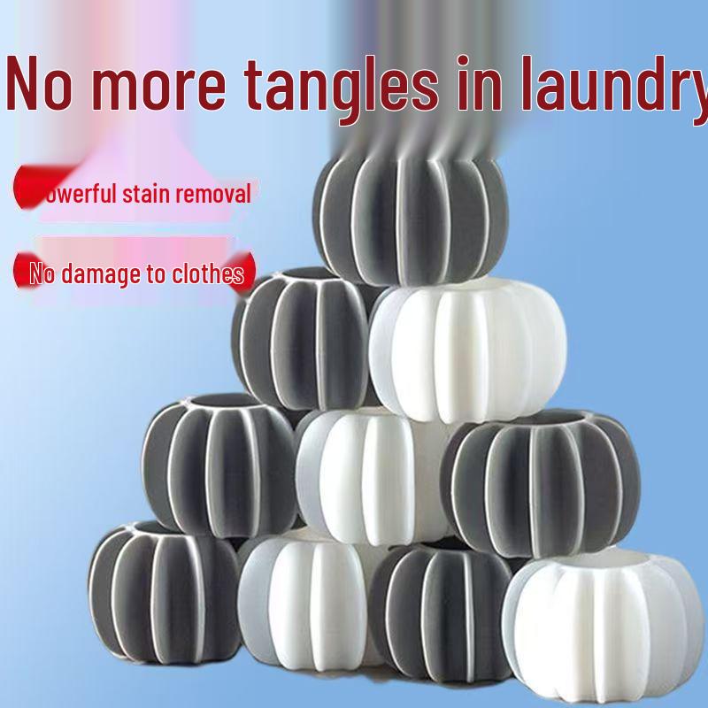 Magic Laundry Balls: Stain Removal, Anti-Tangle, Anti-Knot Filter for Drum Washing Machines