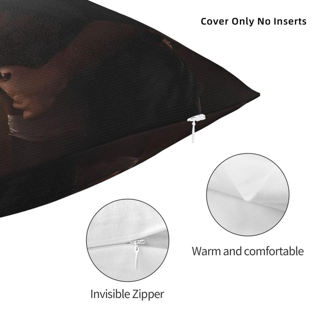 Saga Twilight Tentation A2 Housse de Coussin de Film Housse de Coussin Rétro Tendance Housse de Coussin Douce Taies d'Oreiller Pour Canapé Chambre Décoration de la Maison