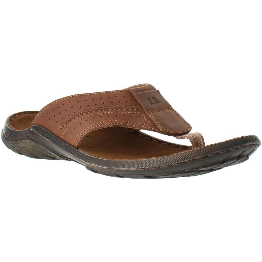 Josef Seibel Mens Logan 25 Leather Flip Flops