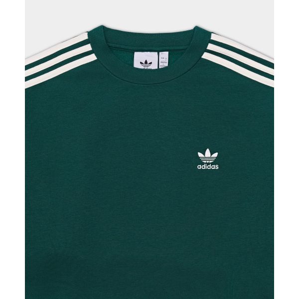 adidas Originals Gestreept Losvallend Ronde Hals Verlaagde Schouders Lange Mouwen Sweatshirt Heren sweatshirt KA0467