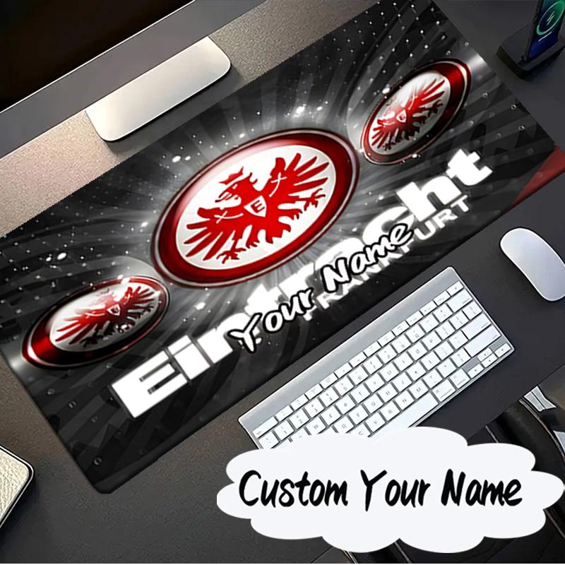 Custom Name Mouse Pad Eagle Crest Frankfurt Emblem Mouse Pad, Gaming Mouse Pad, Keyboard Pad, Desk Decor for Computer Notebook Fan Birthday Gift