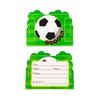10Pcs Fußball Einladung Karte Event Party Hochzeit Gruß Karte Danke Karte