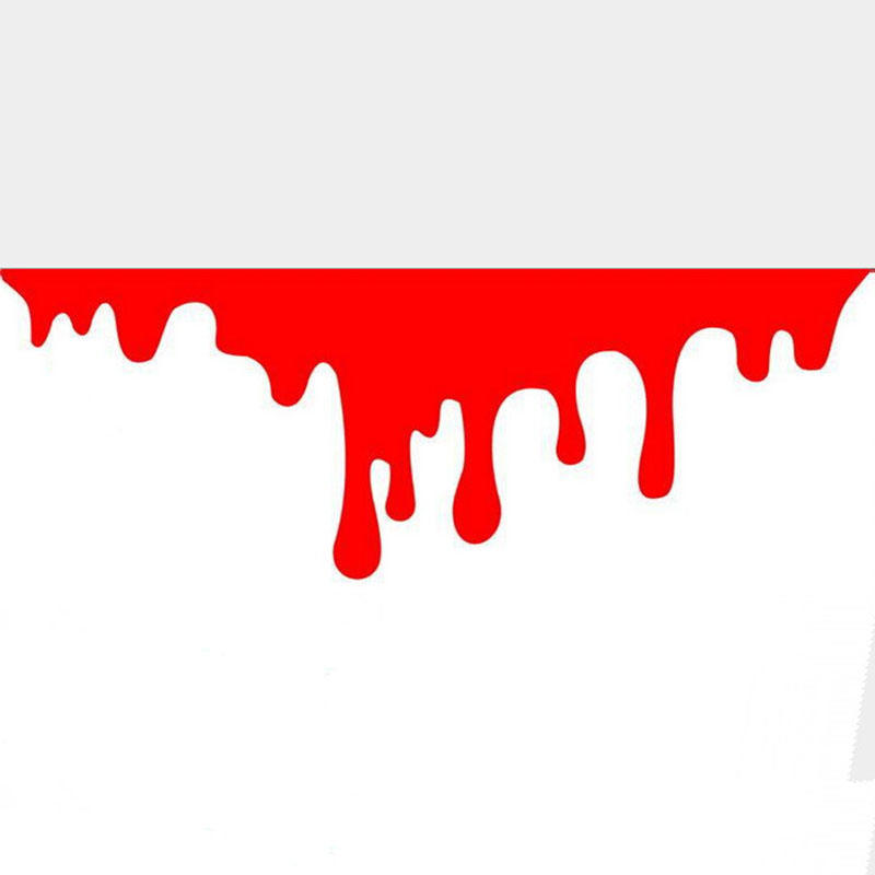 1Pc Easy To Install Widely Used Waterproof Blood Bleeding Car Sticker