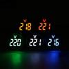 DIY Mini Digital Voltmeter 22mm Round AC 50-500V Volt Voltage Tester Meter Monitor Power LED Indicator Pilot Lamp Light Display